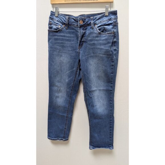 Time and Tru Dark Wash Straight Jeans - Picture 1 of 2